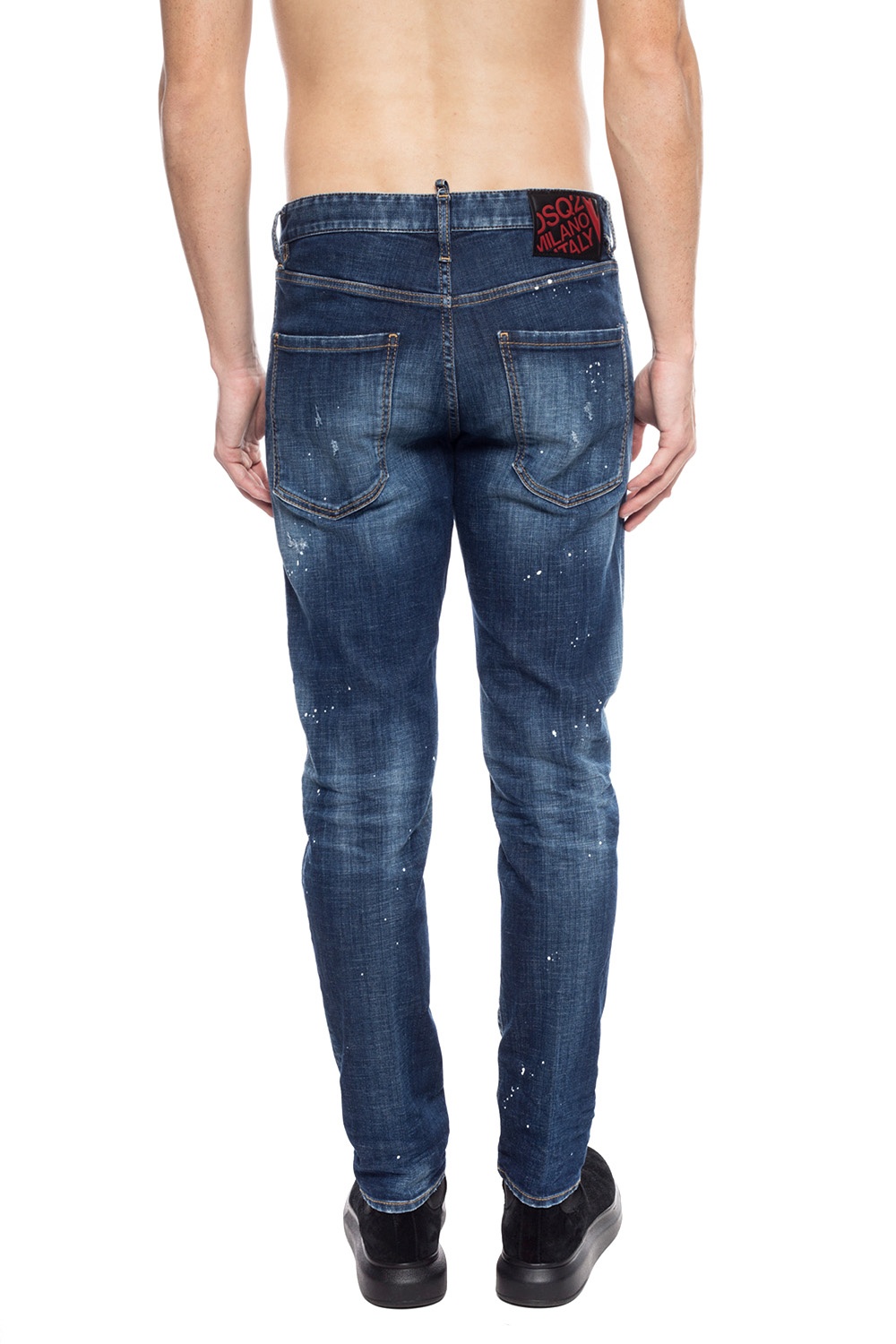 Navy blue 'Sexy Mercury Jean' distressed jeans Dsquared2 - Vitkac GB